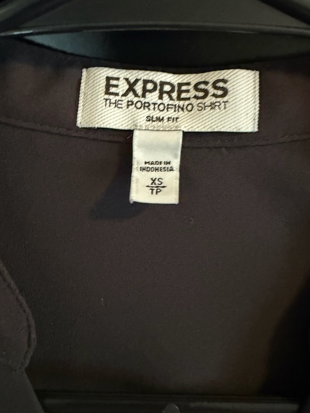 Express Black Ruffle-Sleeve Blouse - Picture 3 of 3